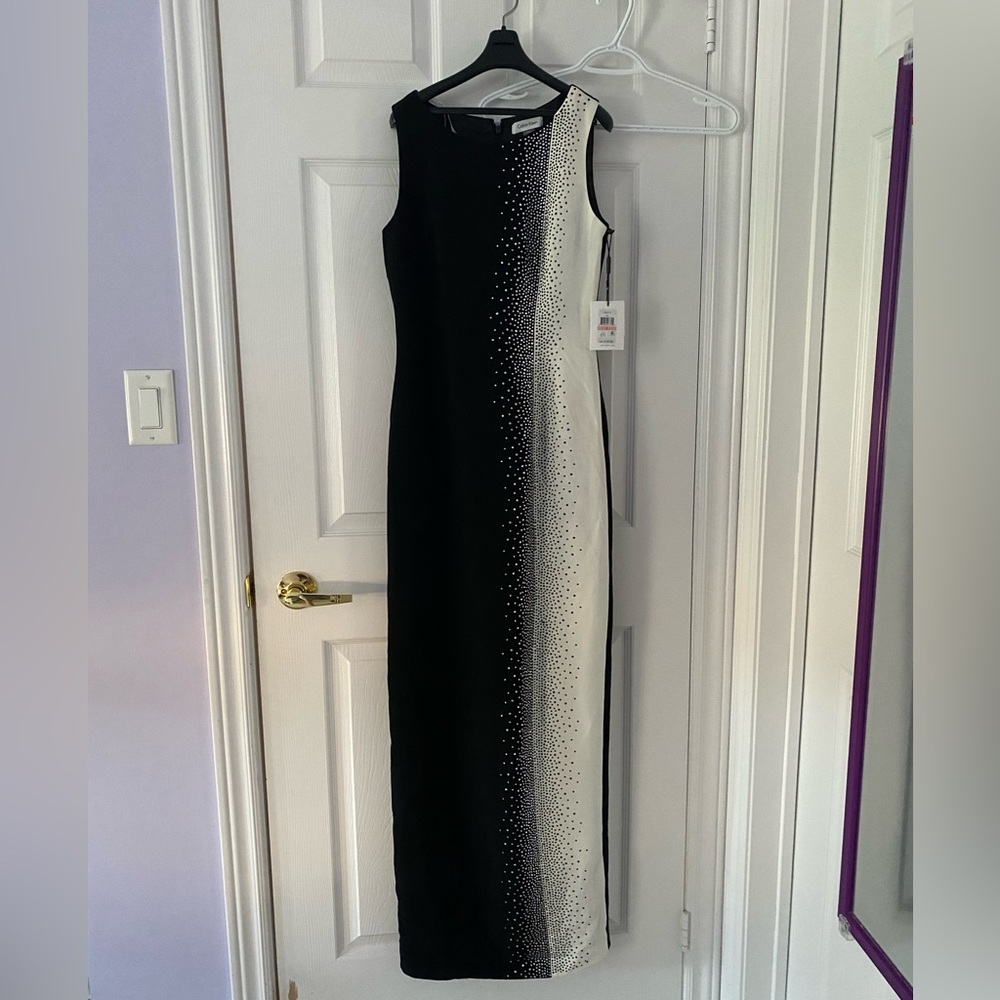 Calvin klein evening gown formal prom dress